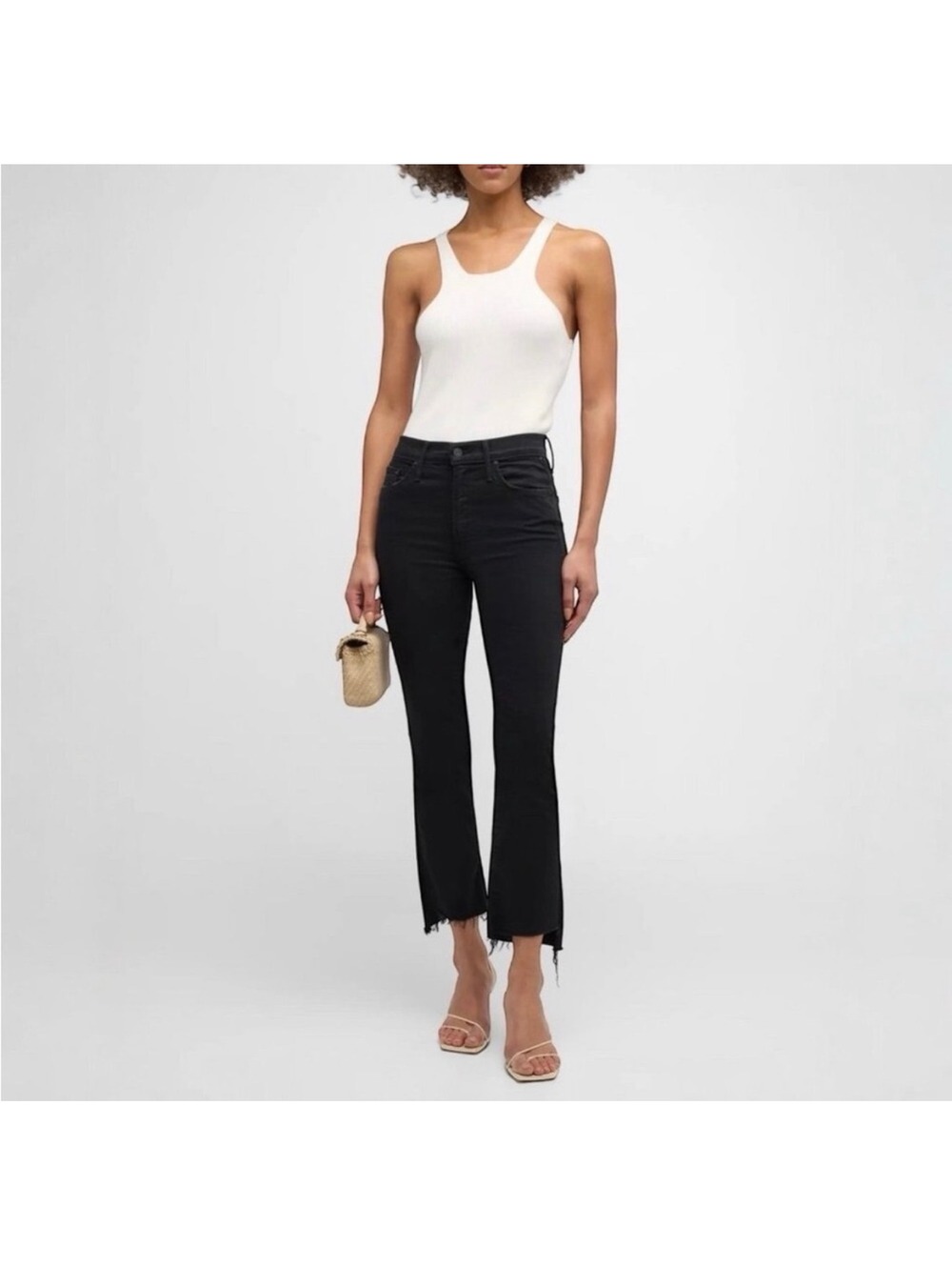 The MOTHER Insider Crop Step Fray Jean Size 24